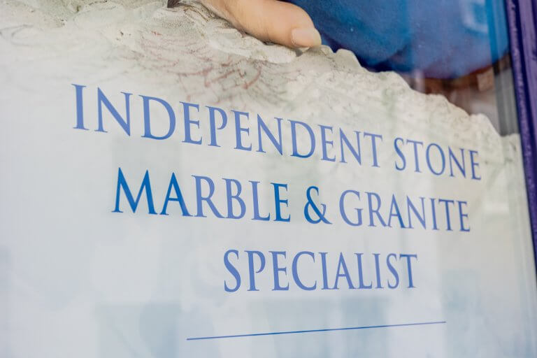 Bridgwater showroom at Fine Memorials – premium headstones and gravestones crafted for Somerset families