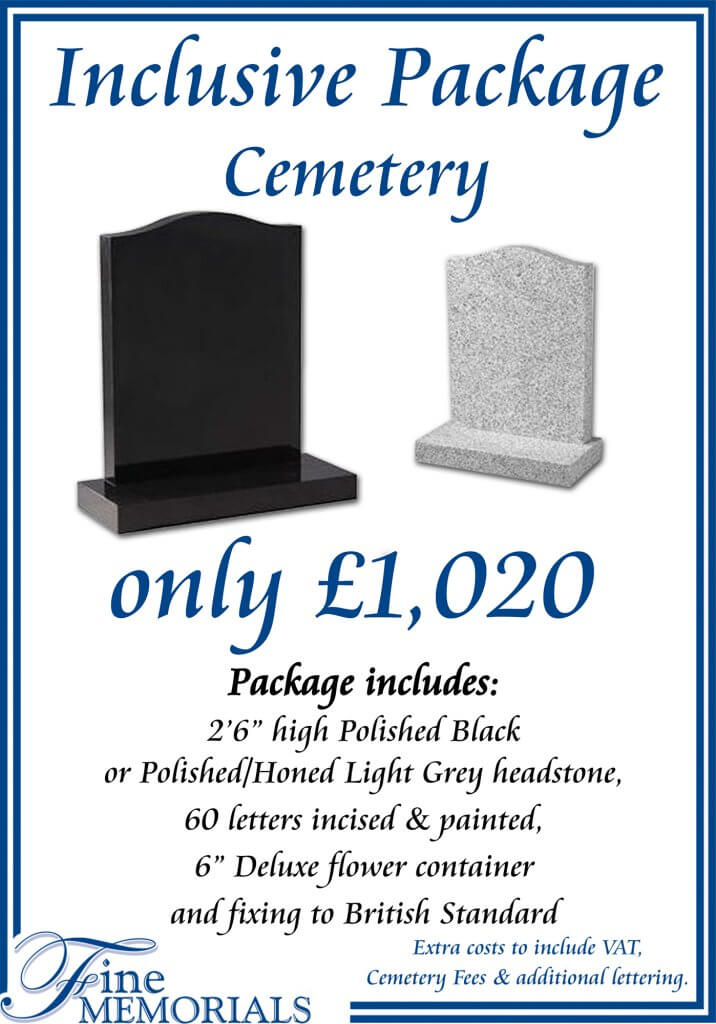 Fine Memorials South West Cemetery Package
